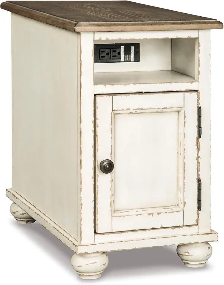 Signature Design by Ashley Chairside End Table with Charging Station