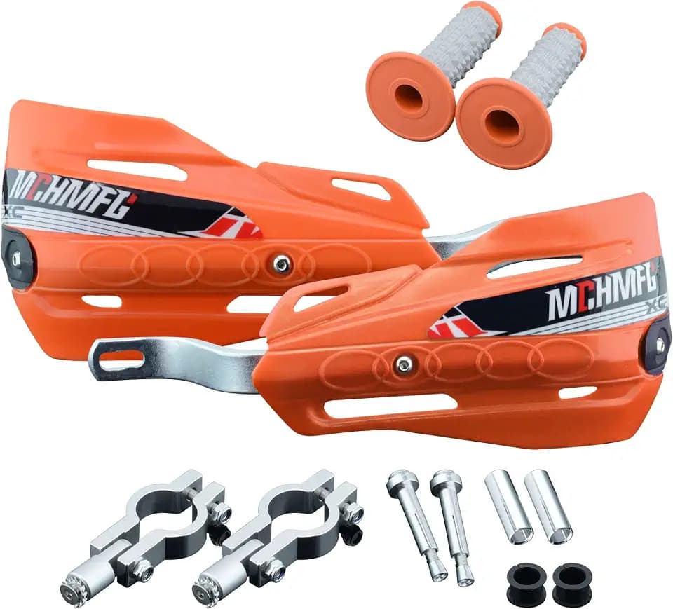 Dirt Bike Hand Guards with Grips - Universal Motorcycle Handguards for Pit Bikes ATV Motocross Enduro