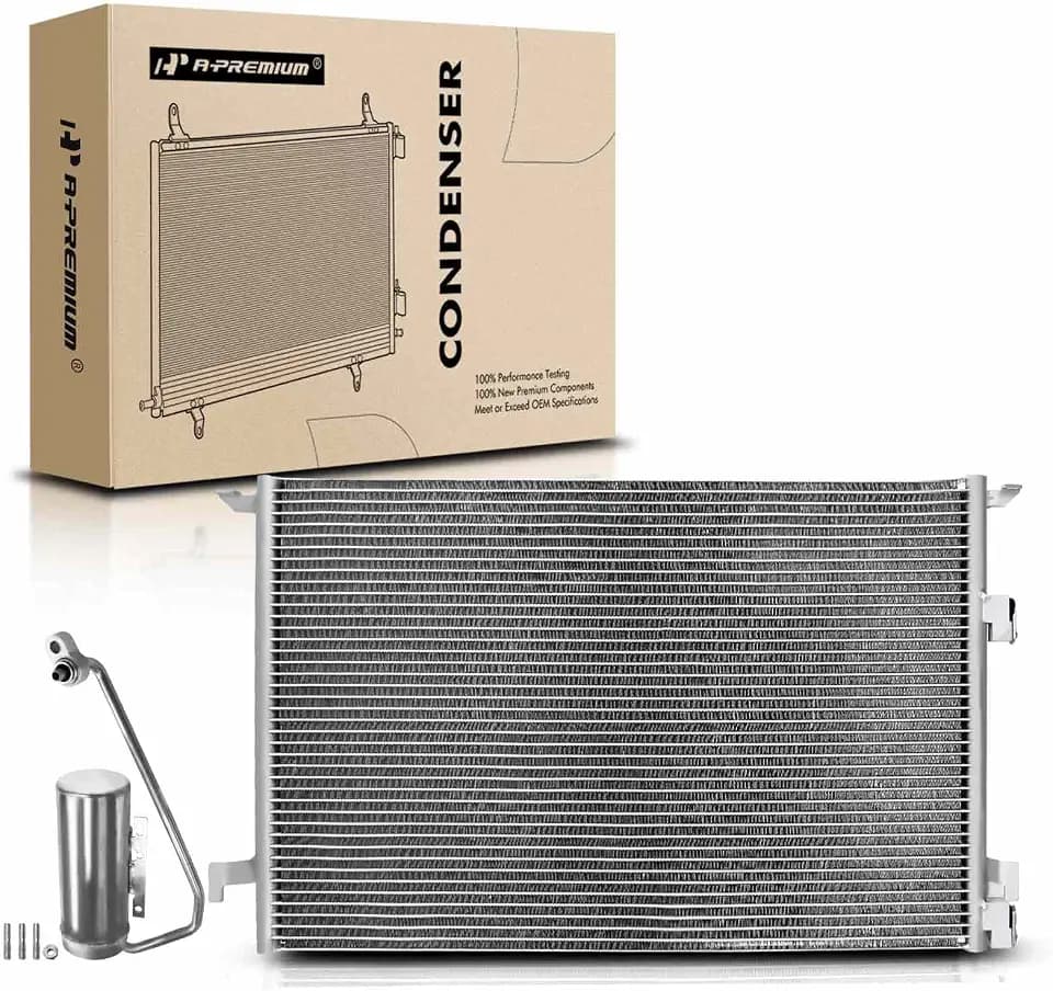 A-Premium Air Conditioning Condenser Compatible with Saab