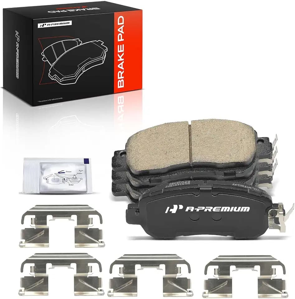 A-Premium Front Ceramic Brake Pads Compatible with Nissan