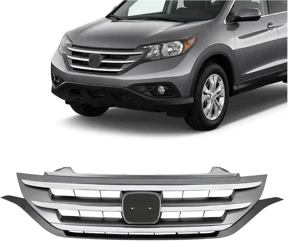 ALMULOO Grille Compatible with 2012-2014 CRV EX/EX-L/LX/Touring 4 Door