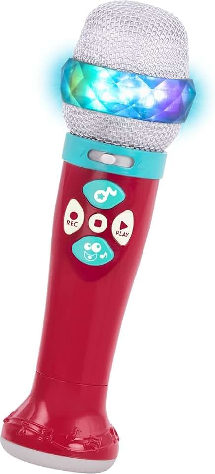 Battat Toy Karaoke Mic, Musical Light Show Microphone, Bluetooth, 1 Pieces