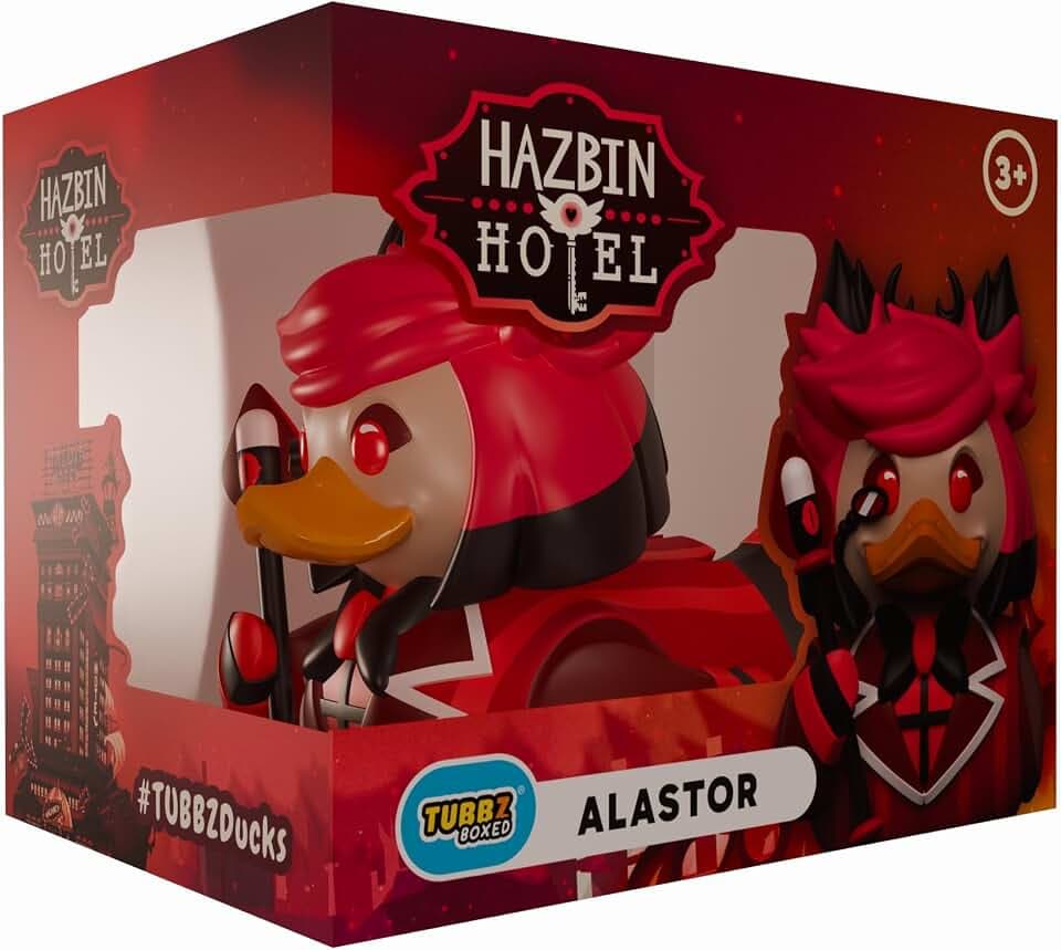 TUBBZ Hazbin Hotel Alastor Gummiente – Sammlerfigur aus Vinyl, Verpackt
