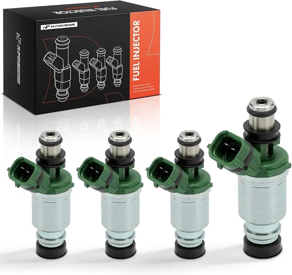 A-Premium Set of 4 Fuel Injectors Compatible with Toyota