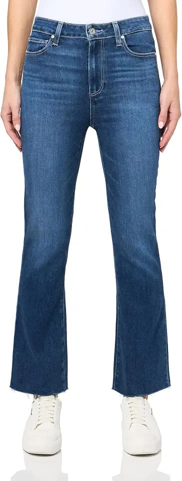 Paige Womens Claudine Raw Hem Jean
