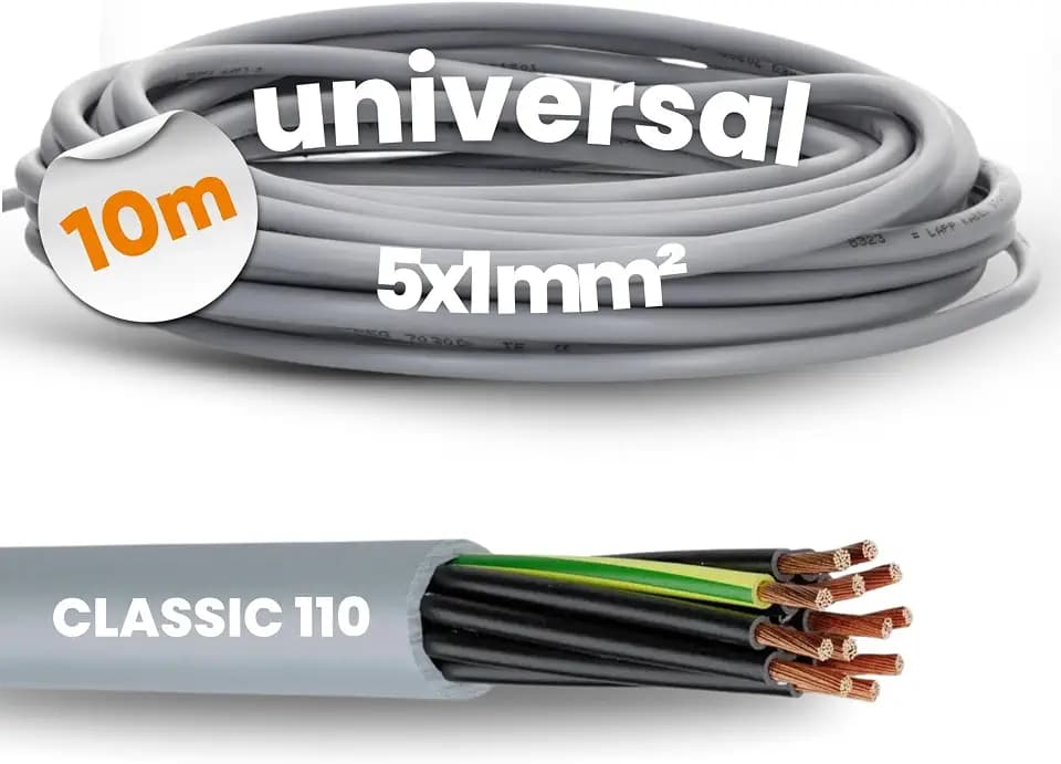 Lapp 10m Ölflex Classic 110 Steuerleitung 5G1 mm² - Mantelleitung 5-adrig
