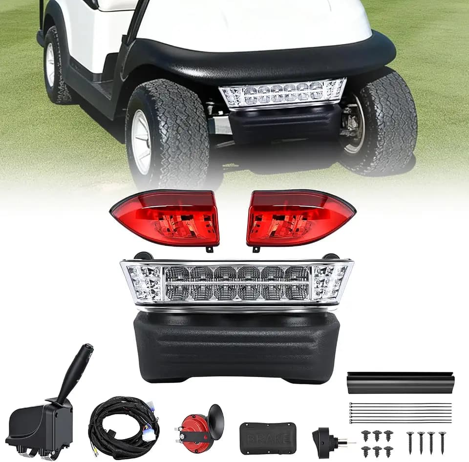 Nilight Golf Cart Light Kit for 2004-Up Club Car Precedent 2018-Up Tempo