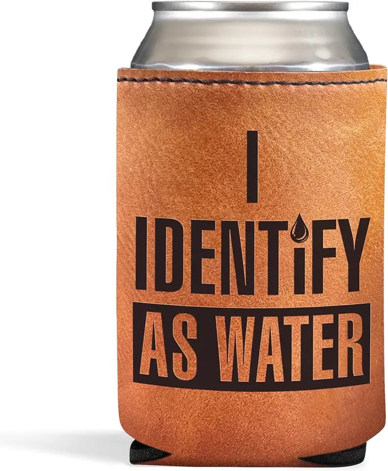 Birthday Gifts for Men, Dad - Mens, Dad Birthday Gifts Leather Can Cooler