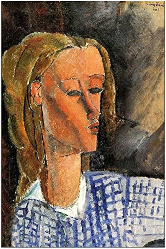 Modigliani Amedeo - Portrait of Beatrice Hastings II, Dekorative Paneele, Holz, Mehrfarbig, 60 x 1.8 x 90 cm