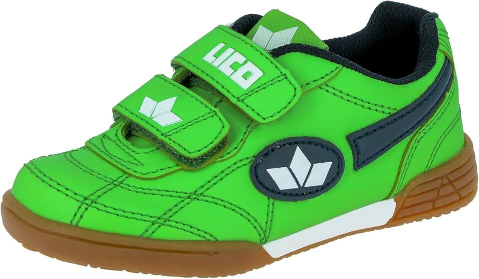 Lico Unisex Kinder Bernie V Hallenturnschuhe(Klettverschlüsse können variieren)