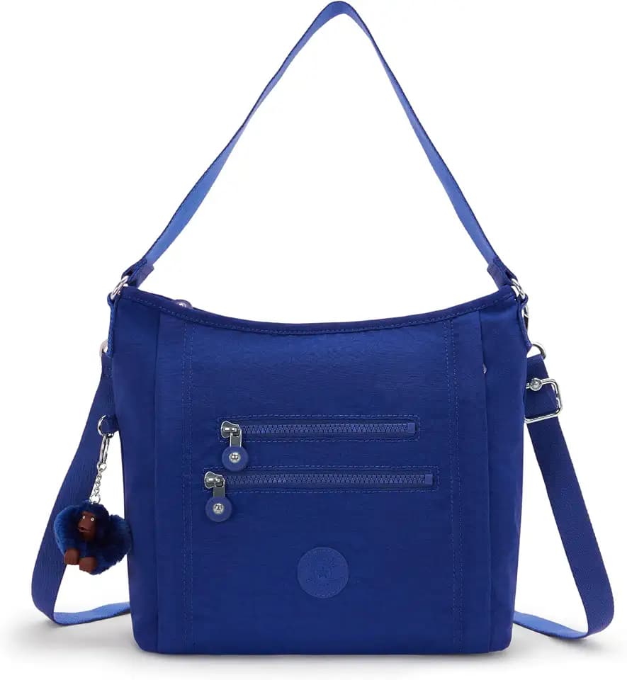 Kipling Women's Belammie Handbag, Organize Accessories, Spacious Interior, Removable Shoulder Strap, Nylon Travel Bag