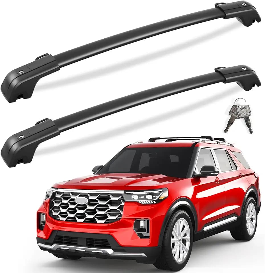 KINGGERI 330lbs Roof Rack Cross Bars for Ford Explorer 2020-2026