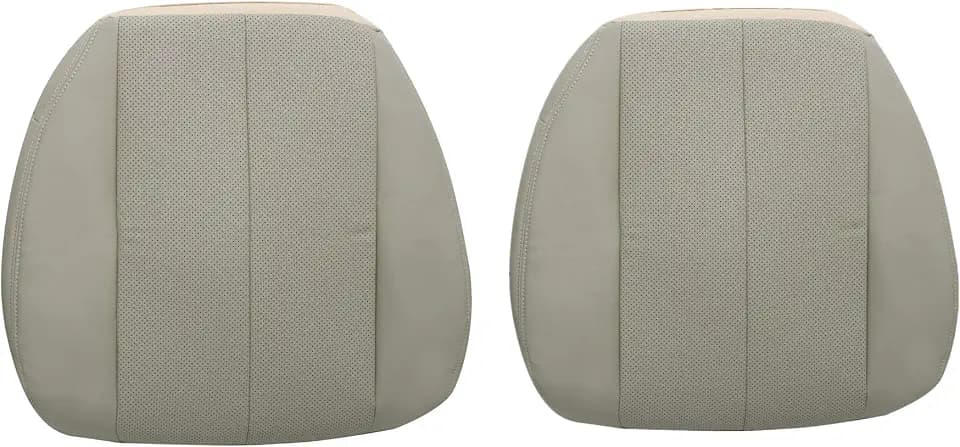 GXARTS Driver Side & Passenger Side Bottom Leather Perforated Replacement Seat Cover Tan Compatible with Subaru Outback 2010 2011 2012 2013 2014