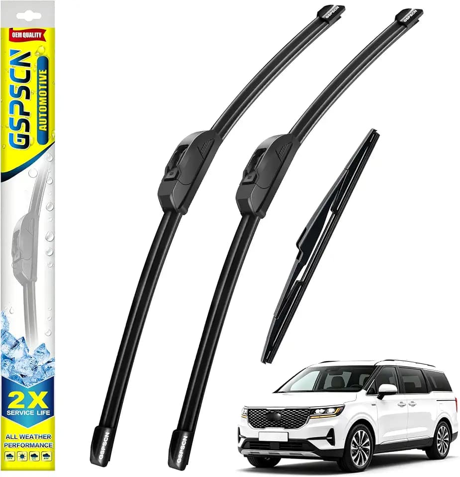 GSPSCN Windshield Wiper Blades for Kia Carnival 2022-2026 (Pack of 3)