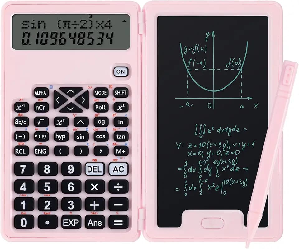 Scientific Calculators for Students, Cute Calculator with Notepad