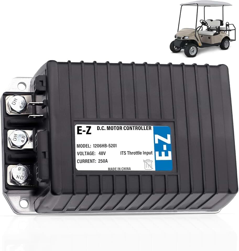 Replaces 1206HB-5201 48V 250A DC Motor Speed Controller for Curtis for EZGO TXT ITS Throttle for Express S4/L4 for Cushman Hauler 800/1000 for MPT 800/1000 for Terrain 250