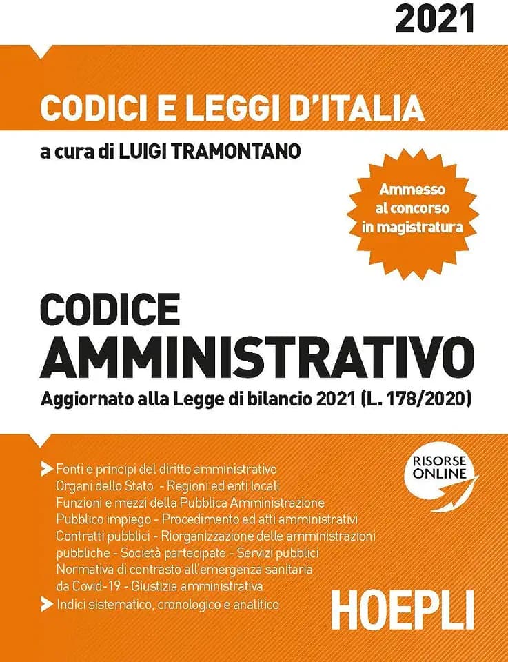 Codice amministrativo (Codici e leggi d'Italia)