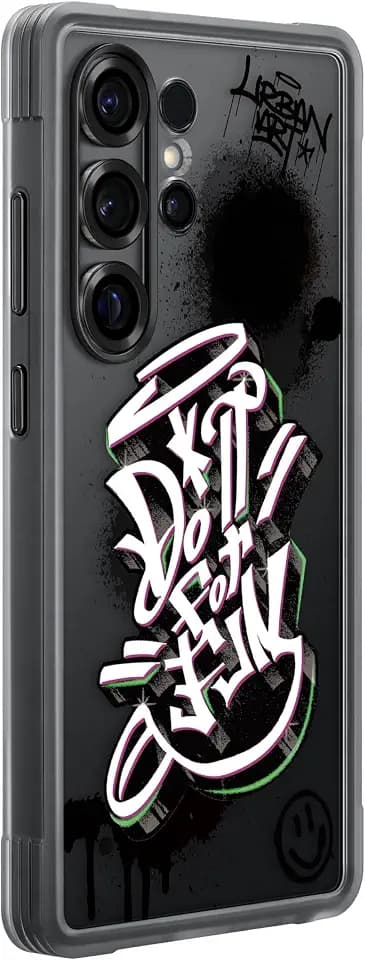 Samsung Galaxy S25 Ultra Flipsuit Rugged Phone Case, Protective Cover, Shockproof, Durable Design, Included Interactive Card Syncs with Screen, US Version, EF-JS938CBEGUS, Black