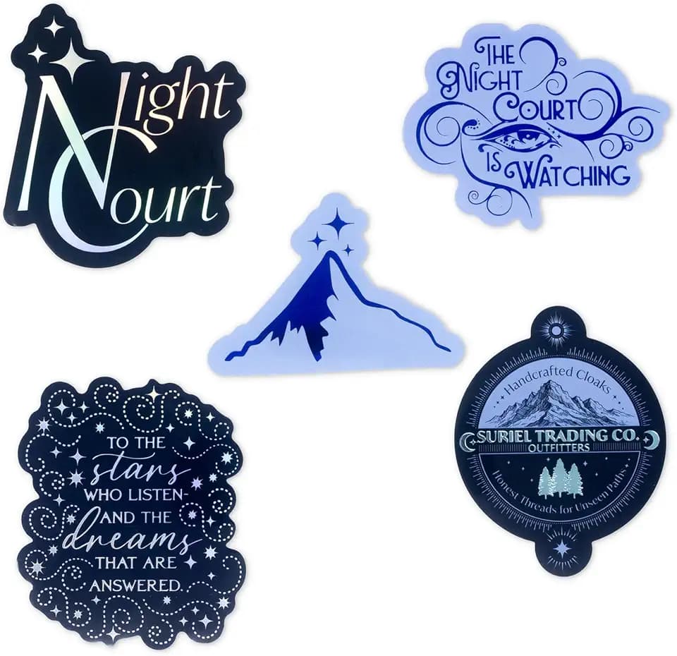 A Court of Thorns and Roses Series Sticker Set of 5