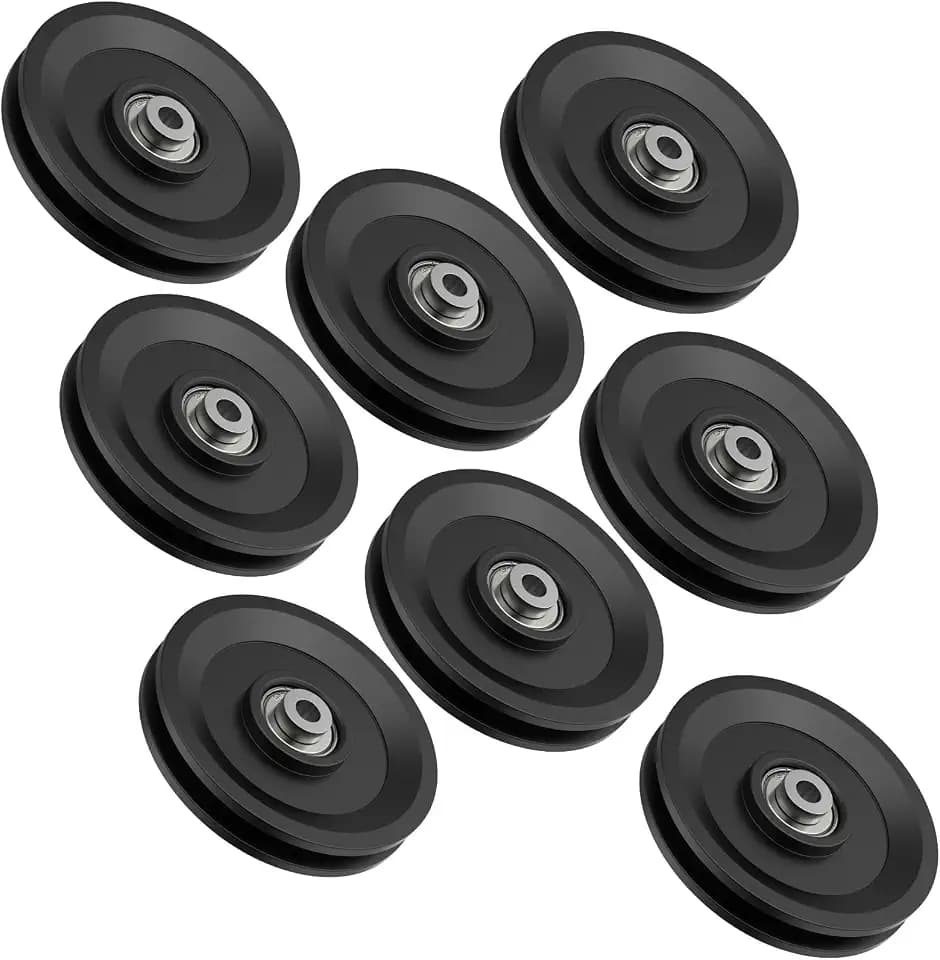 4.5" Universal Nylon Bearing Pulley Wheel Replacement