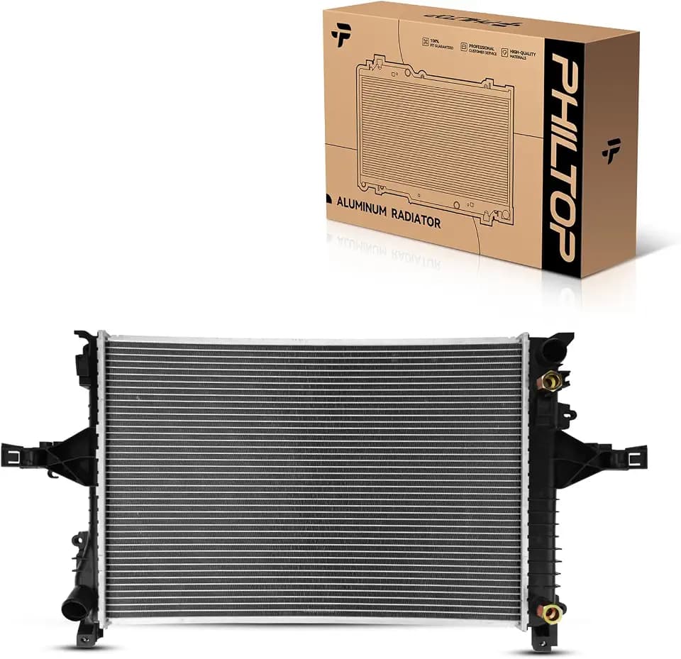 PHILTOP CU2805 Engine Coolant Aluminum Radiator Fit for 2001-2009 S60, 2001-2007 V70, 2003-2007 XC70, 1999-2006 S80