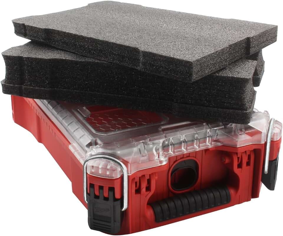 Packout Foam Inserts for Milwau-kee Packout 48-22-8435 Compact Organizer