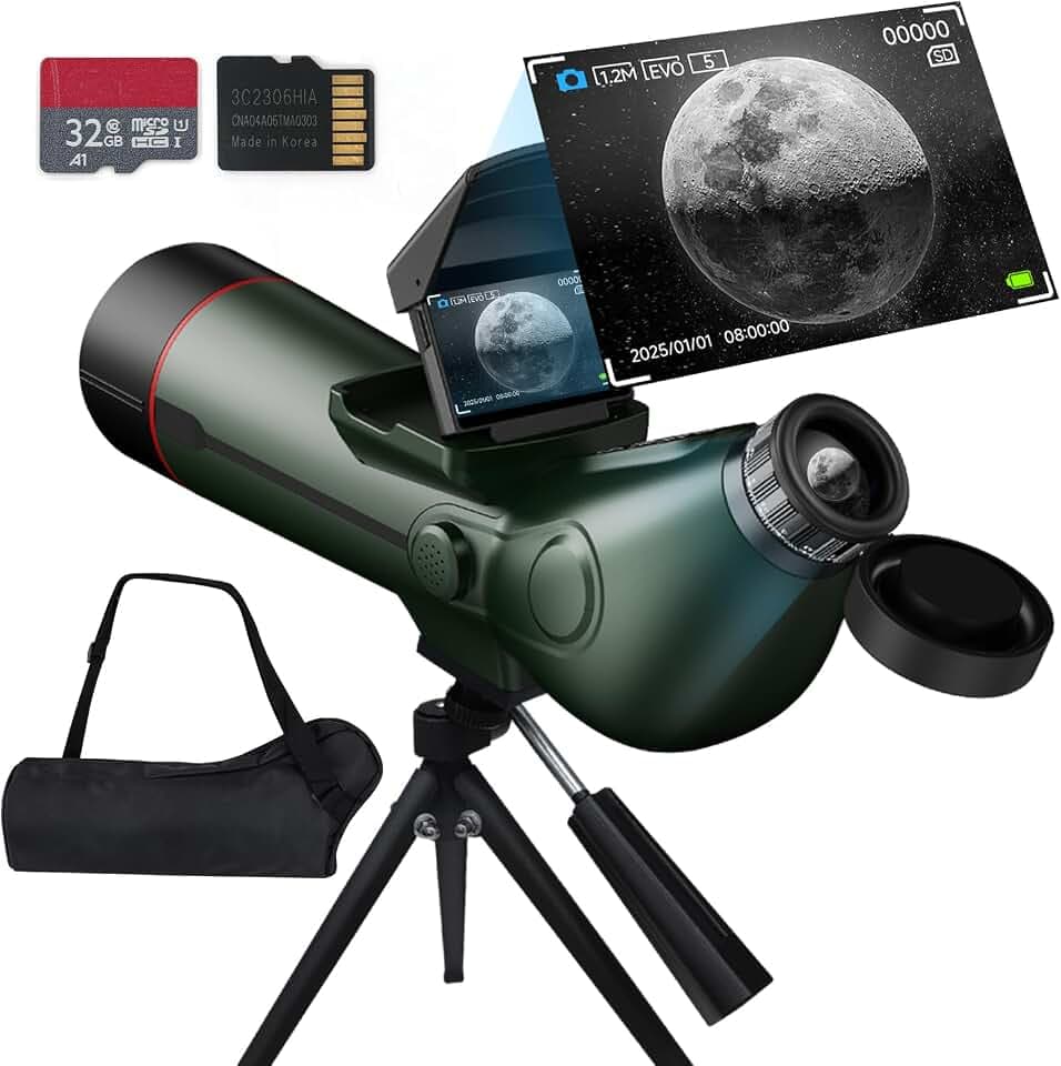 Smart Telescope,Refractor Auto-Focus Portable Digital Electronic Telescopes