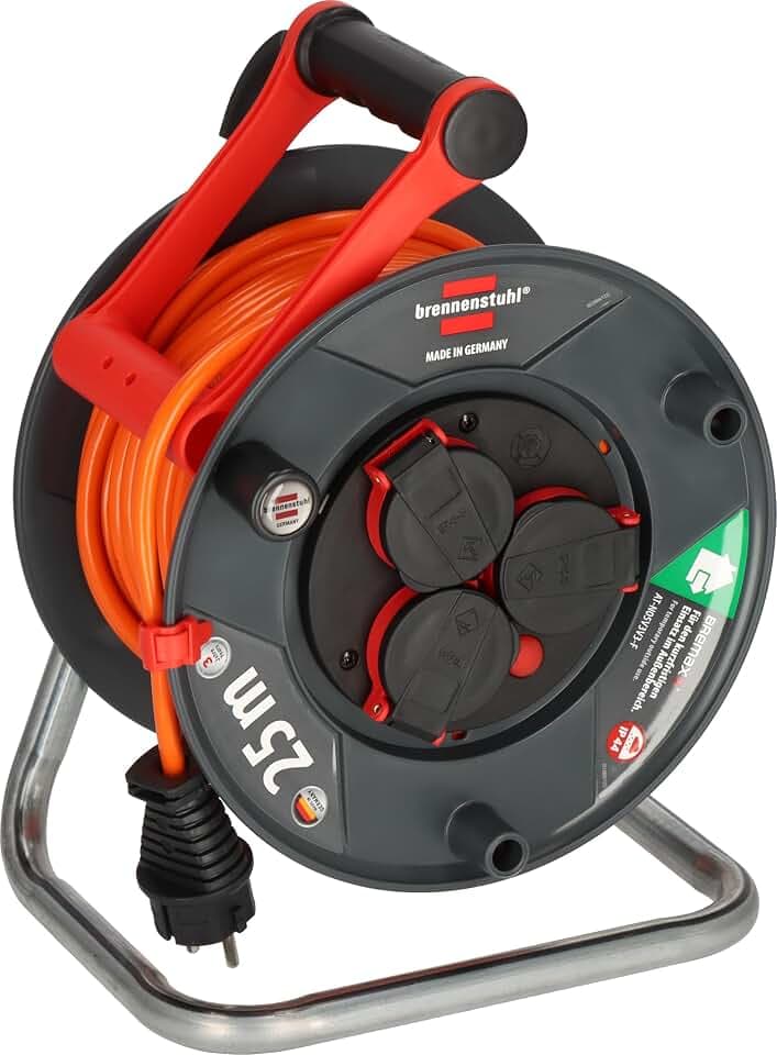 Brennenstuhl Garant V2 IP44 Kabeltrommel 25m outdoor, AT-N05V3V3-F 3G1,5