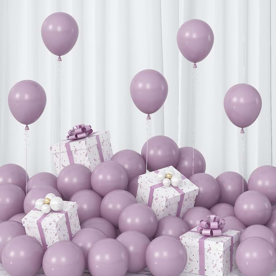 Dusty Purple Balloons 5INCH 60PCS Mini Small Lavender Lilac Latex Balloon