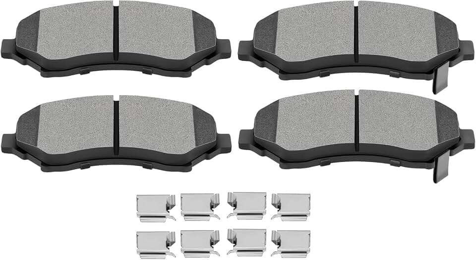 SCITOO D1327 Front Semi-Metal Brake Pads Sets Fit For Jeep For Wrangler