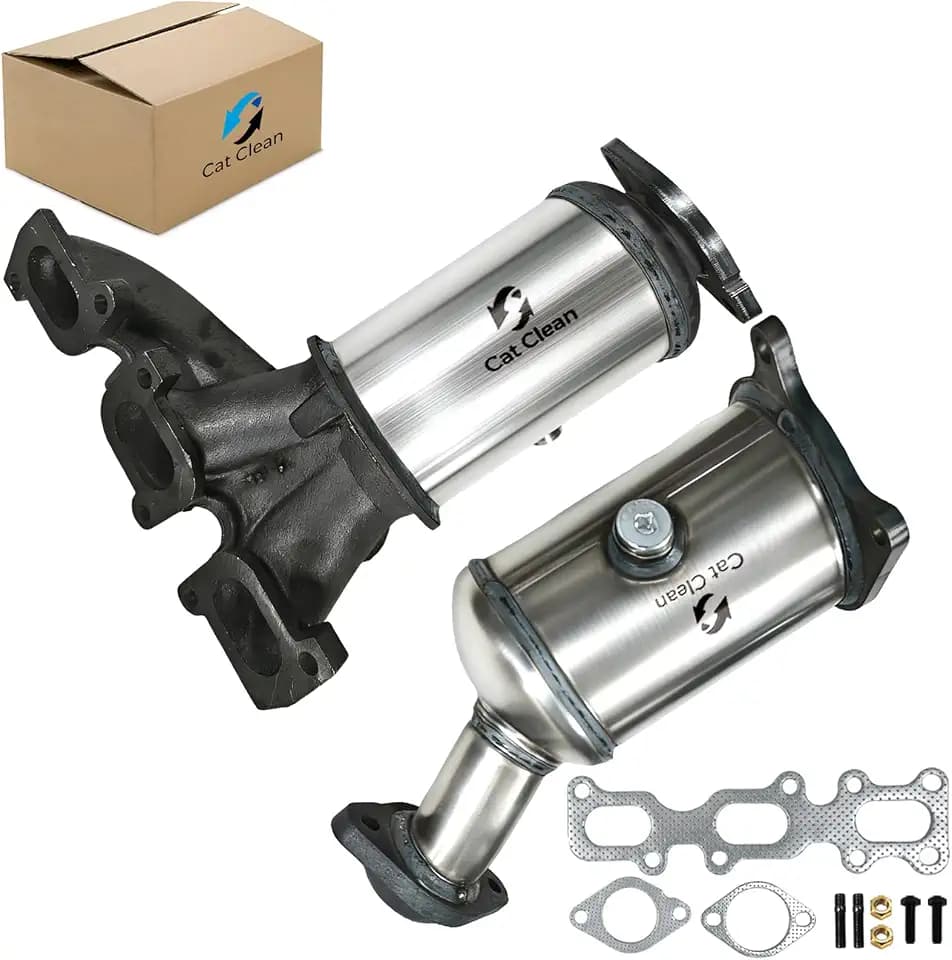 Catalytic Converter for Ford Explorer 2011-2013, Edge 2011-2014 3.5L 3.7L, Lincoln MKX Catalytic Convertor 2011-2015 3.5L 3.7L V6 Automotive Replacement CAT CLEAN, EPA Compliant, 6 Year Manufacturer
