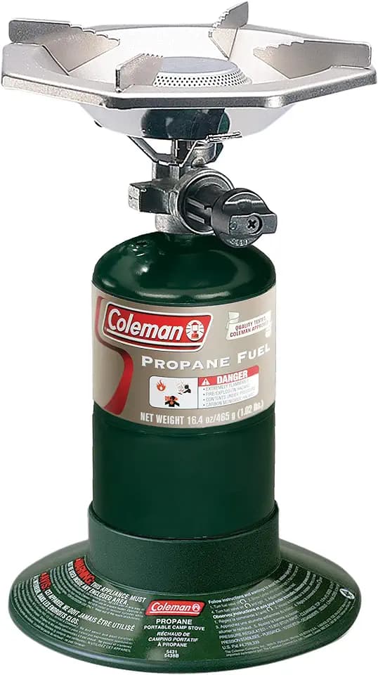 Coleman Bottletop Propane Stove, 7,650 BTU Camping Cooker