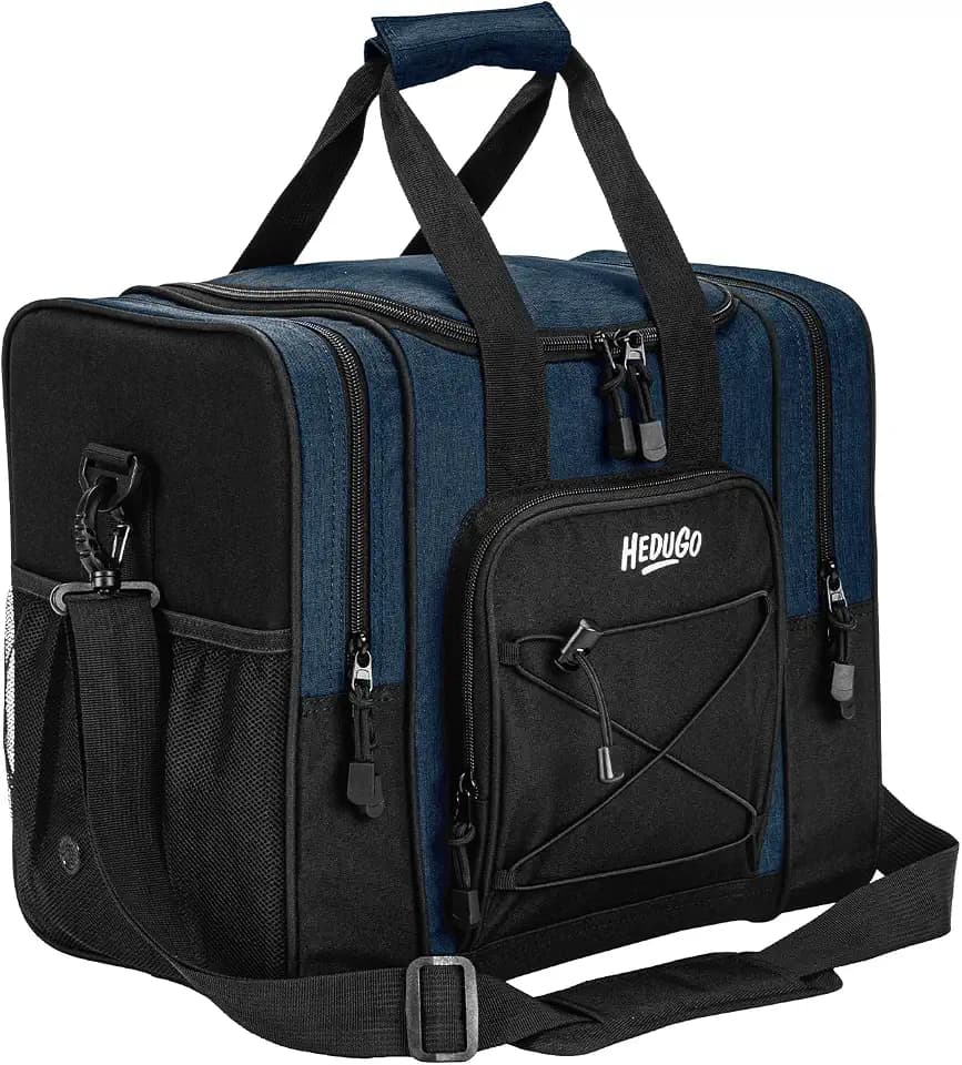 Bowlingballtasche – Einzelball-Tragetasche mit Schaumstoffkissen, gepolstertem Gurt für Damen und Herren, passend für Bowlingschuhe bis Herrengröße 42 und Zubehör