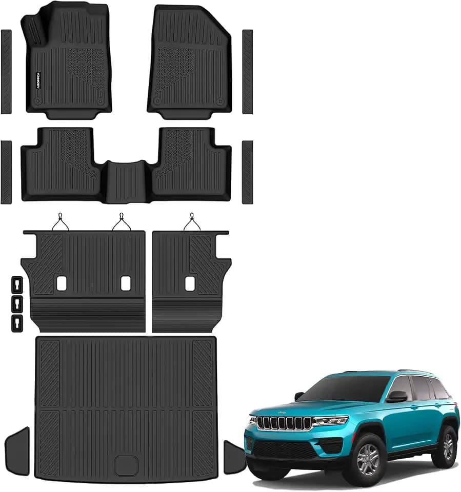 Floor Mats Full Sets for 2019-2023 Jeep Cherokee (NOT for Grand Cherokee)