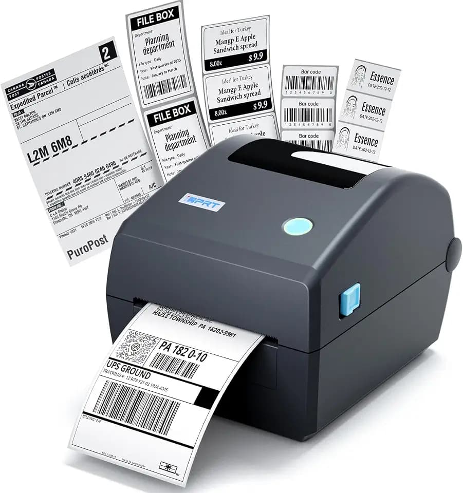 iDPRT iD880 Industrial Thermal Printer Supports 1" - 4.64" Wide Labels