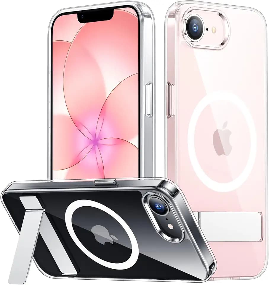 SPIDERCASE Magnetic for iPhone 17e Case for iPhone 16e Case, Clear