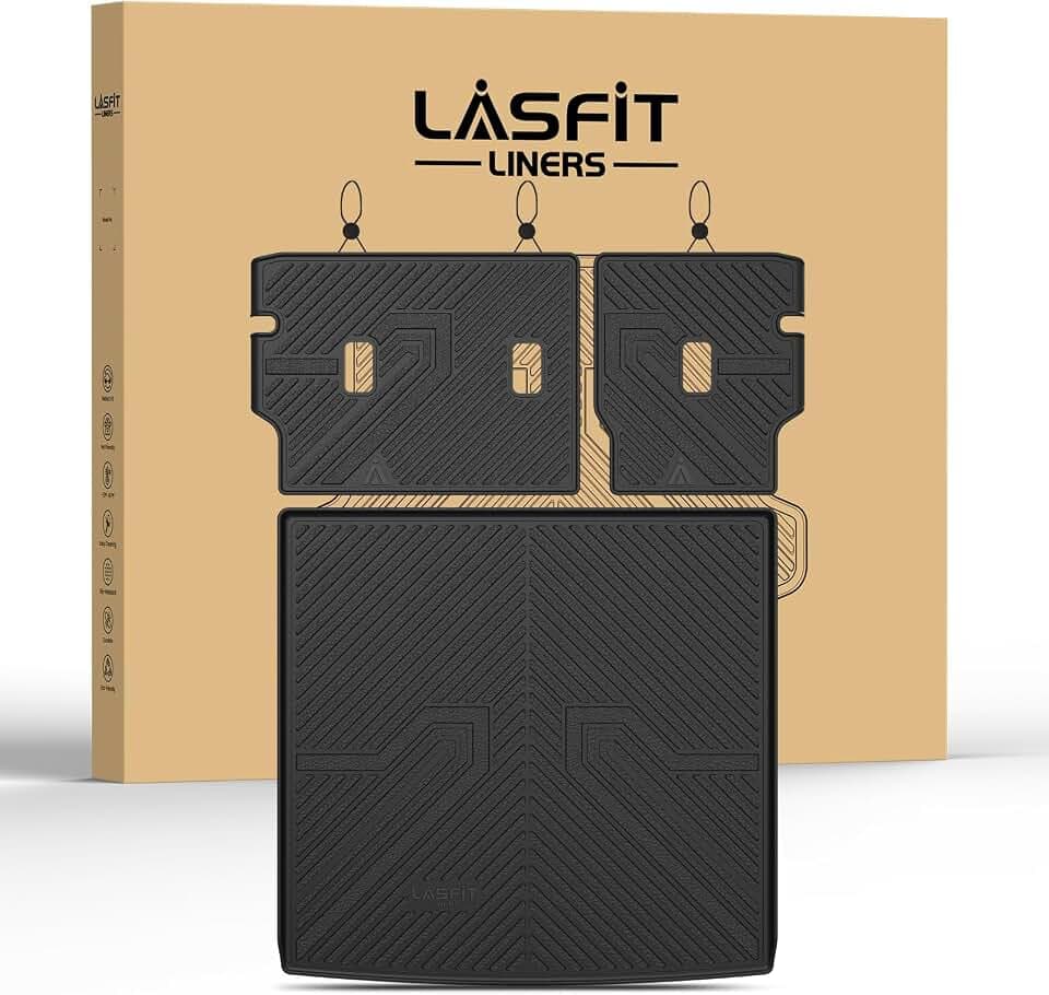LASFIT Cargo Mat with Backrest Mat for Honda Passport 2026