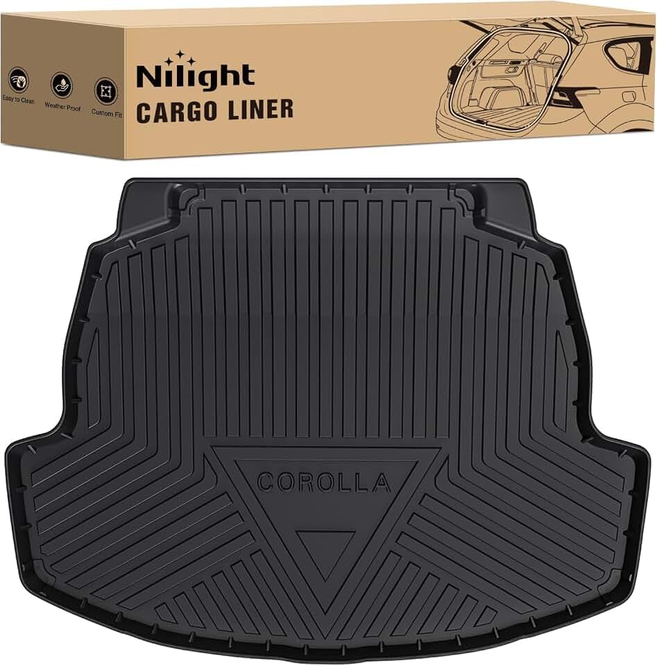 Nilight Cargo Mats for Toyota Corolla Sedan & Hybrid 2020-2026