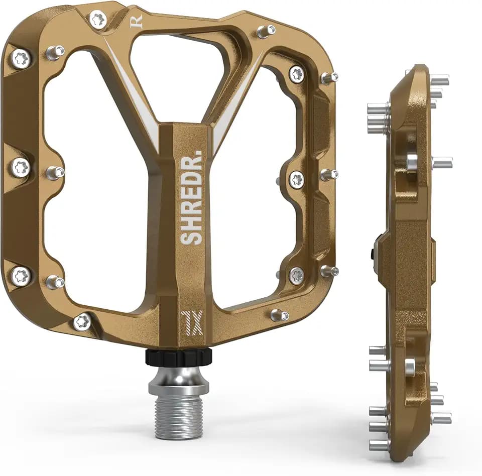 Flat 2.0 Pedale für MTB | Superleichte Flatpedals fürs Mountainbike | In 2 Größen und 9 Farben | inkl. schwarzen Reflektoren