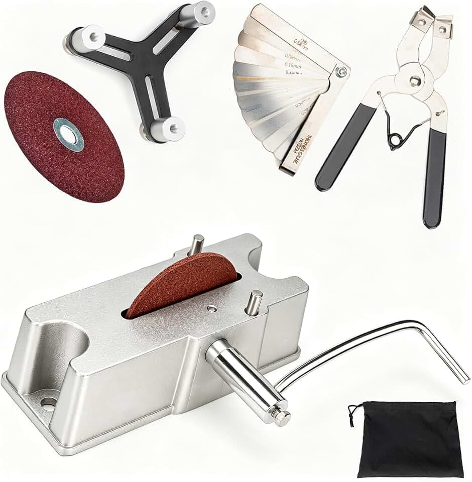 Piston Ring End Gap Tool Kit for 2-5 in Engine Bores, 4-in-1