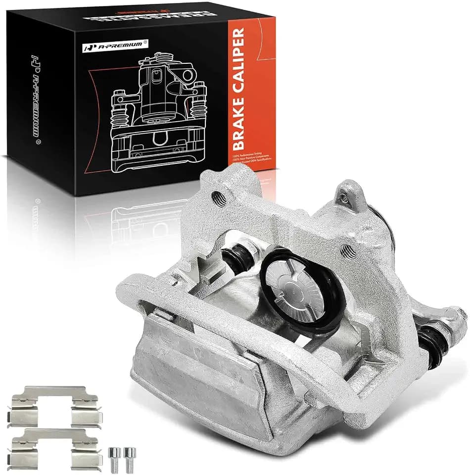 A-Premium Rear Right Passenger Side Disc Brake Caliper with Bracket