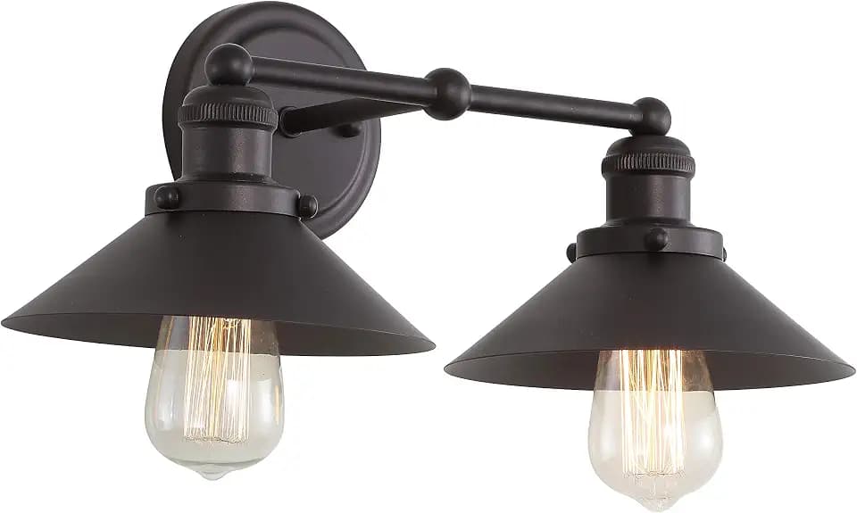 JONATHAN Y July 2-Light 17.5" Vanity Light, Oil Rubbed Bronze