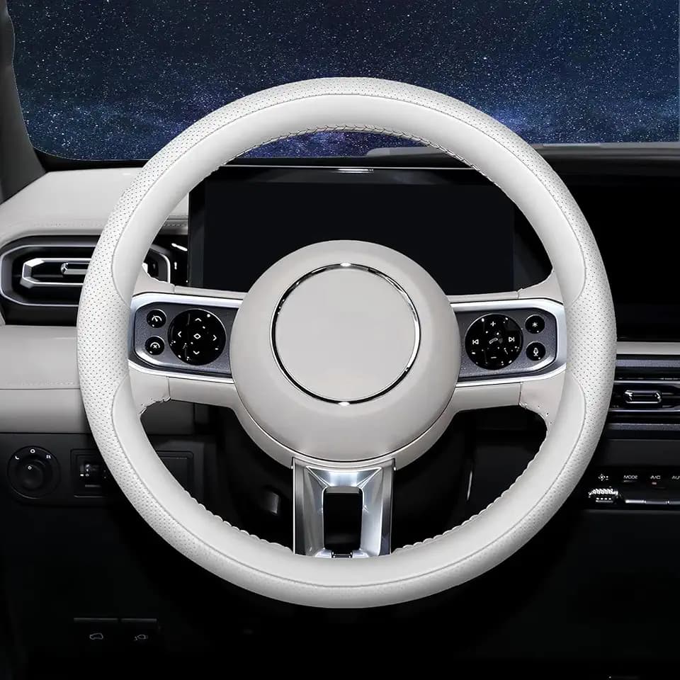 Steering Wheel Cover 14.5"-15", Non-Folding Packaging, Heavy-Duty