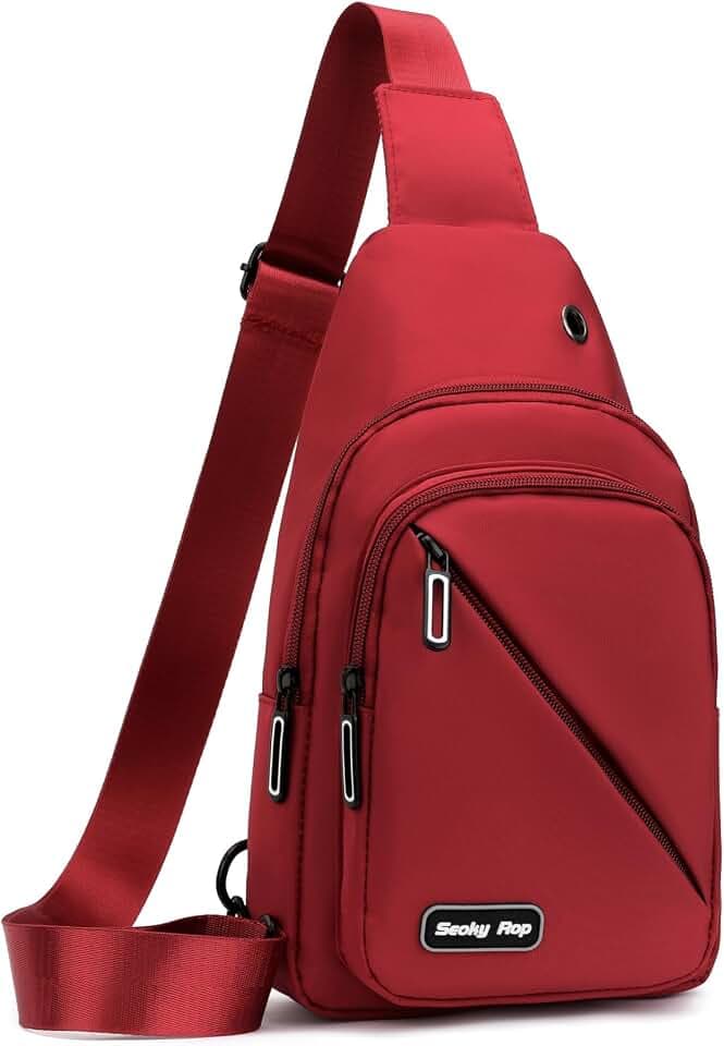 Seoky Rop Crossbody Sling Backpack Trendy Sling Bag Travel Hiking Chest Bag
