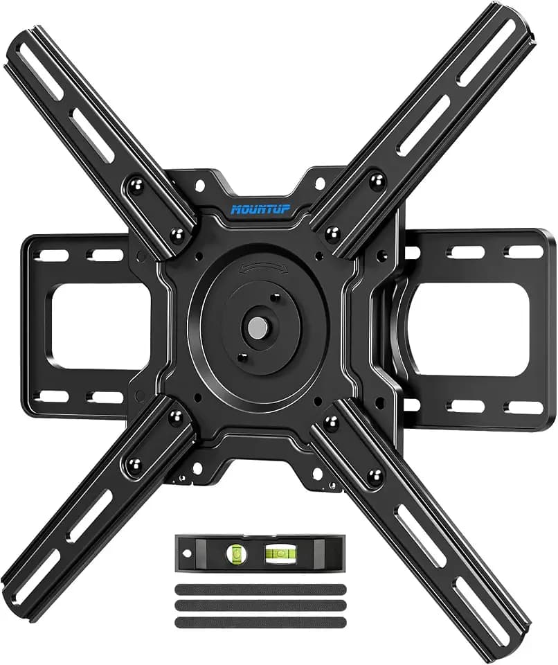 MOUNTUP Rotating TV Wall Mount Only for Samsung The Frame/Neo QLED 8K/4K TVs, Ultra Slim TV Mount, Rotating 90 Degree Landscape to Portrait, Low Profile Wall Mount Max VESA 400x400mm Hold up to 88 lbs