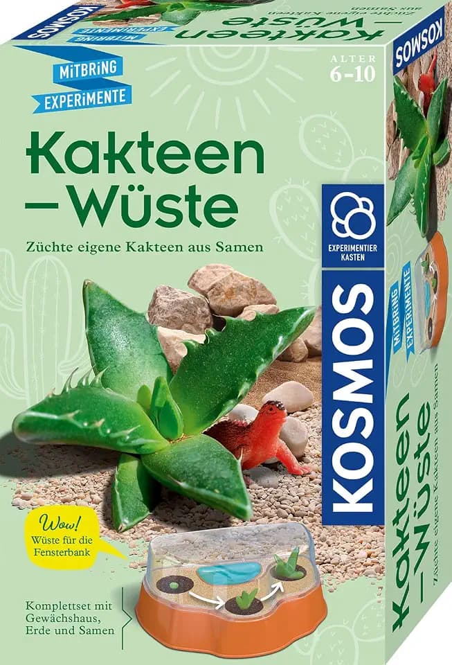 KOSMOS Mitbring Experimente Kakteen-Wüste, Züchte eigene Kakteen