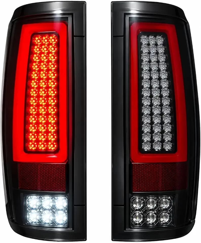 All-in-One LED Tail Lights for 2004 2005 2006 2007 2008 Ford F150,Upgraded Version Rear Tail Light Assembly FO2800182 FO2801182 5L3Z13405CA 6L3Z13405BA 4L3Z13405AA