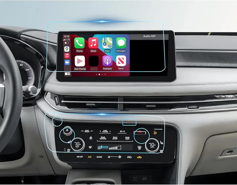 BIBIBO for 2027 Infiniti QX65 Screen Protector 2027 Infiniti QX65 (Luxe, Sport, Autograph) 12.3" Touchscreen &AC Screen Cover 2027 QX65 Accessories