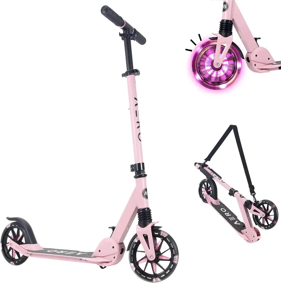 AERO MOBILITY Big Wheel Kick Scooter for Kids 6-12, Teens & Adults