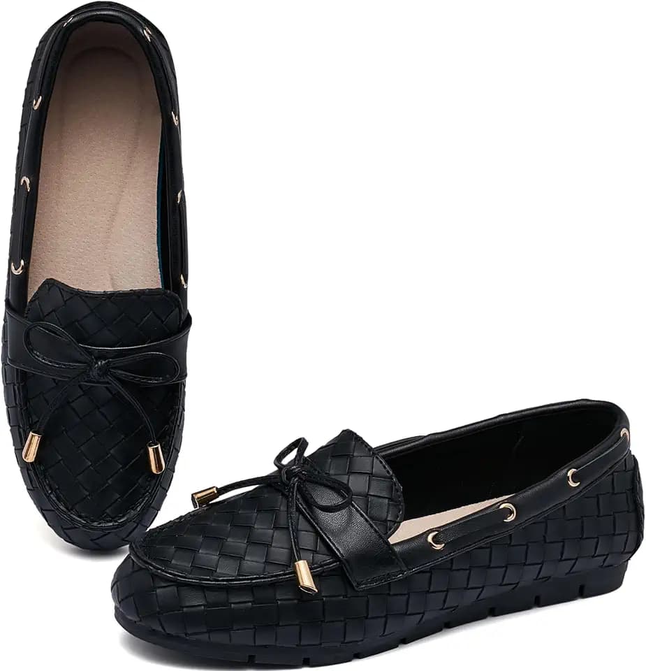 Loafers for Women Comfortable Slip On Flats with Memory Foam Insole for Daily Wearing